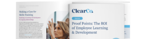 The ROI of Employee Learning and Development eBook mockup